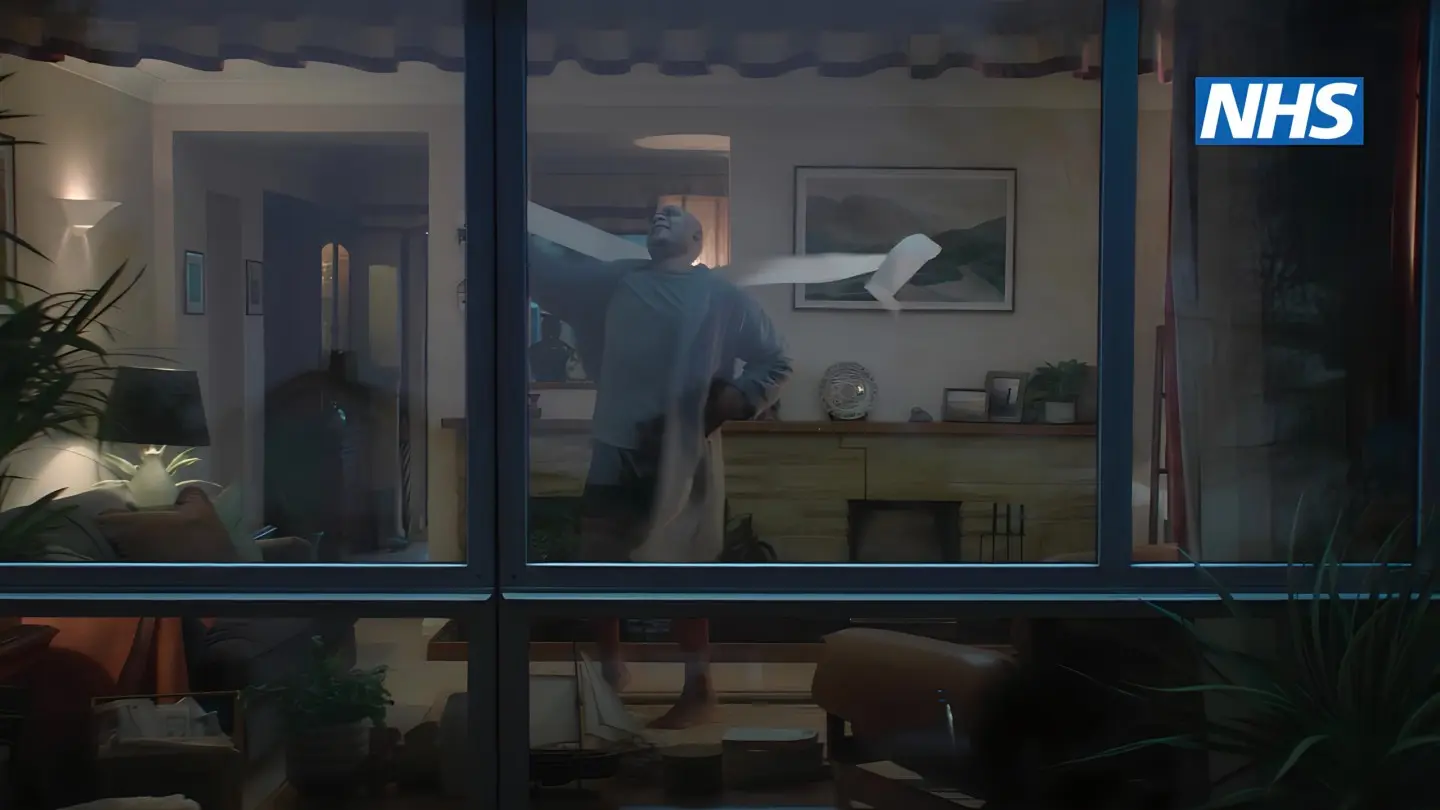 The Ribbon Dancer dancing 