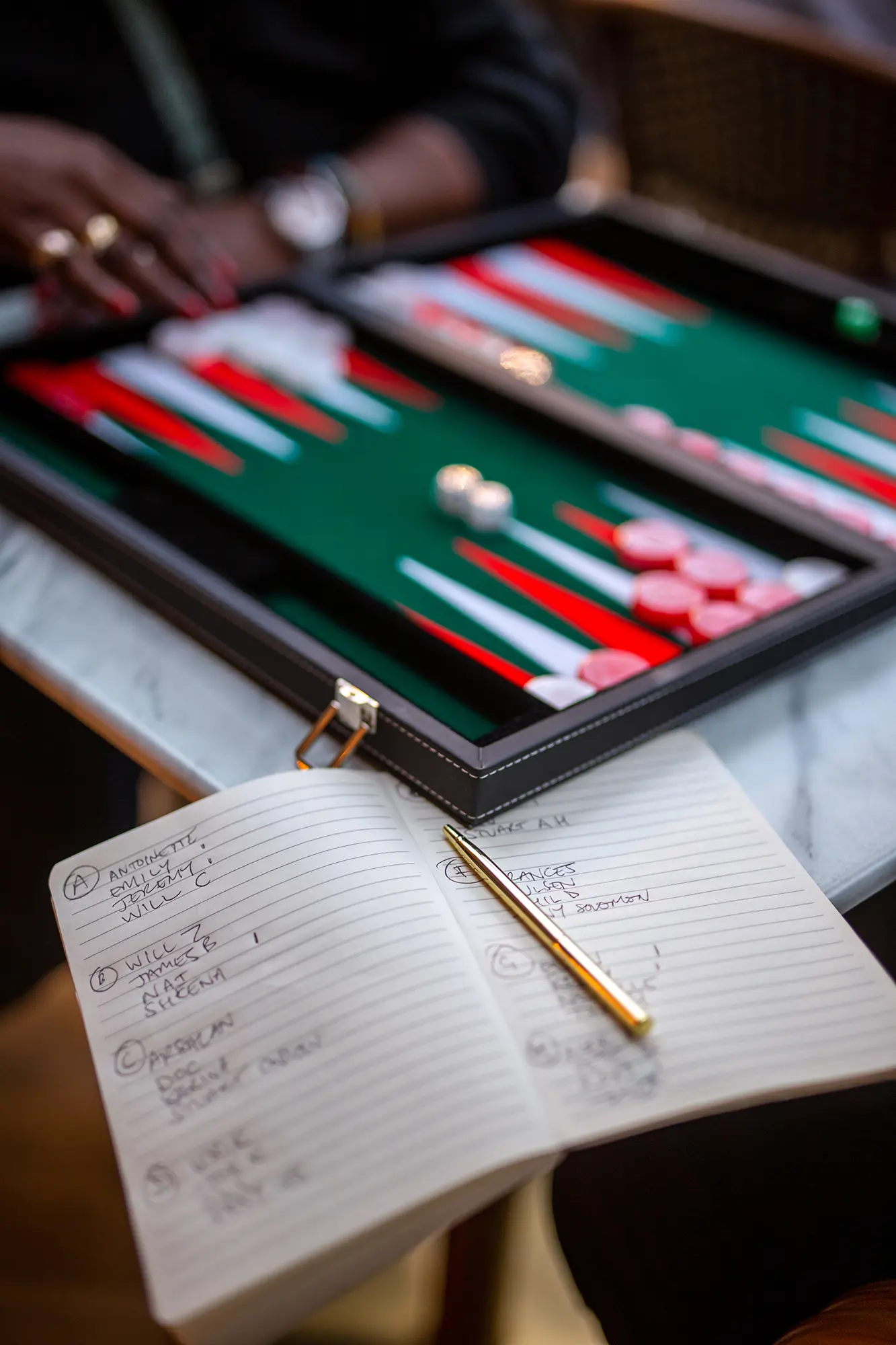 Rolling the Dice: DLMDD & Doc Brown play backgammon