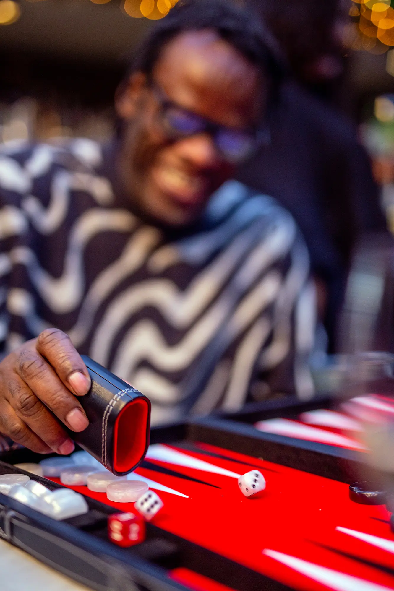 Rolling the Dice: DLMDD & Doc Brown play backgammon