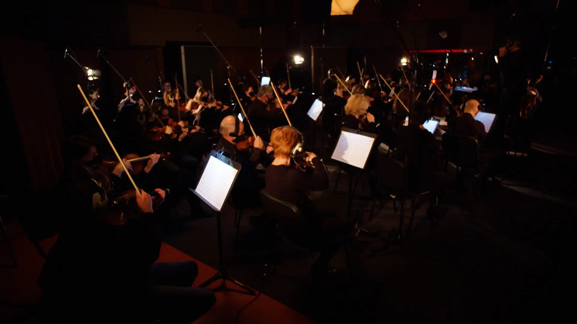 Budapest Symphony Orchestra recording the SIA audio suite