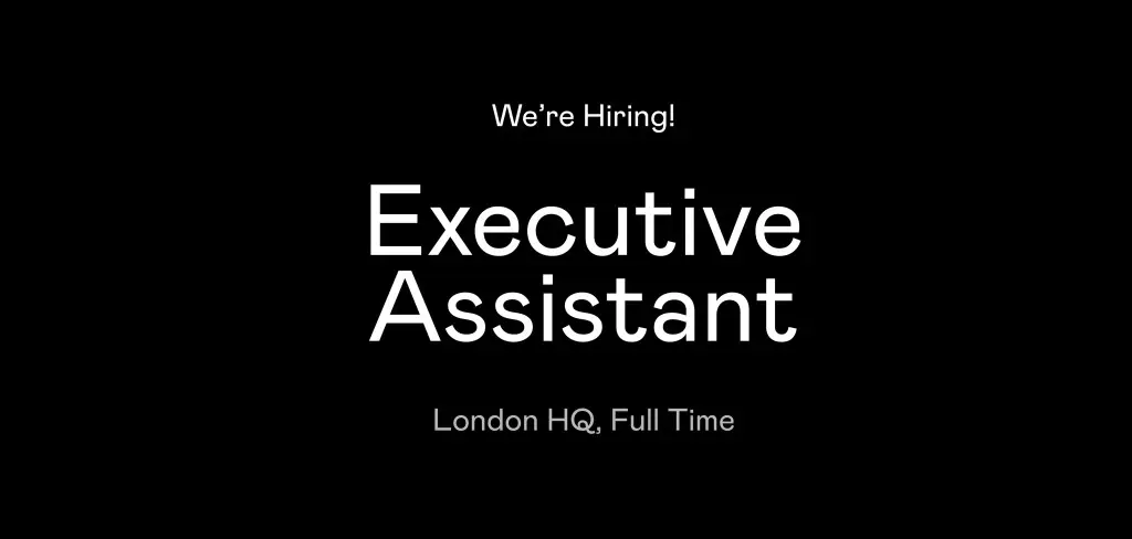 DLMDD is hiring an Executive Assistant 